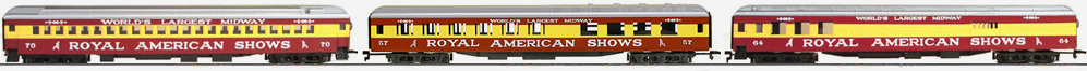 Royal American Shows Rail Car